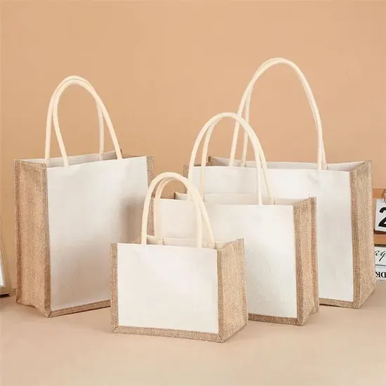 Jute Bag Can Be Customized Logo Waterproof Jute Bag 