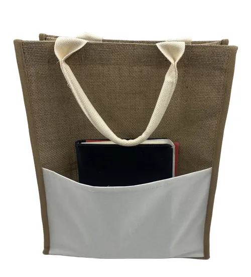 Custom Logo Printed Eco Recycle Natural Foldable Reusable Burlap Tote Jute Bag 