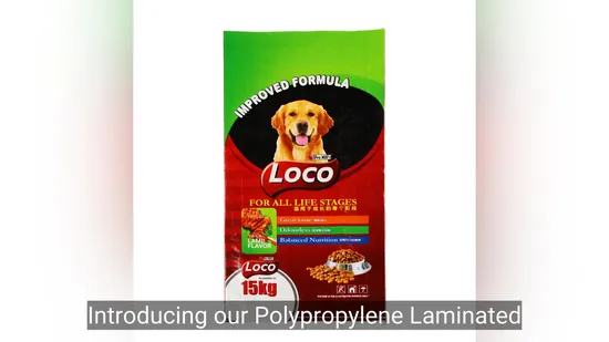 BOPP Printing Customized PP Woven Bag for Transport 